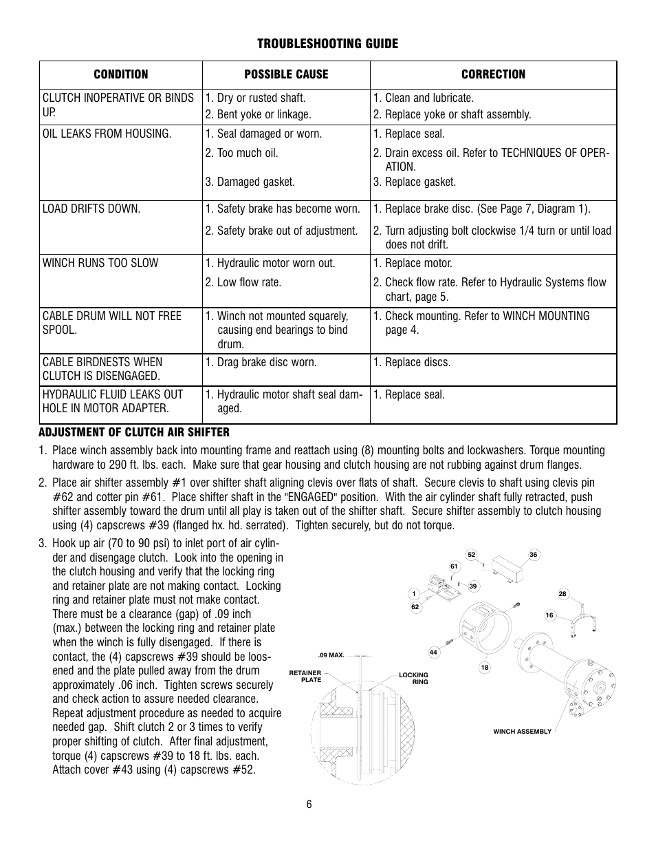 Ramsey Winch 800/H-800 DOW-LOK User Manual | Page 6 / 100