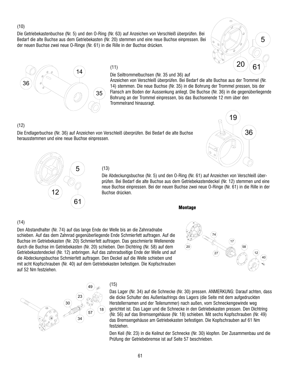 Ramsey Winch 800/H-800 DOW-LOK User Manual | Page 61 / 100