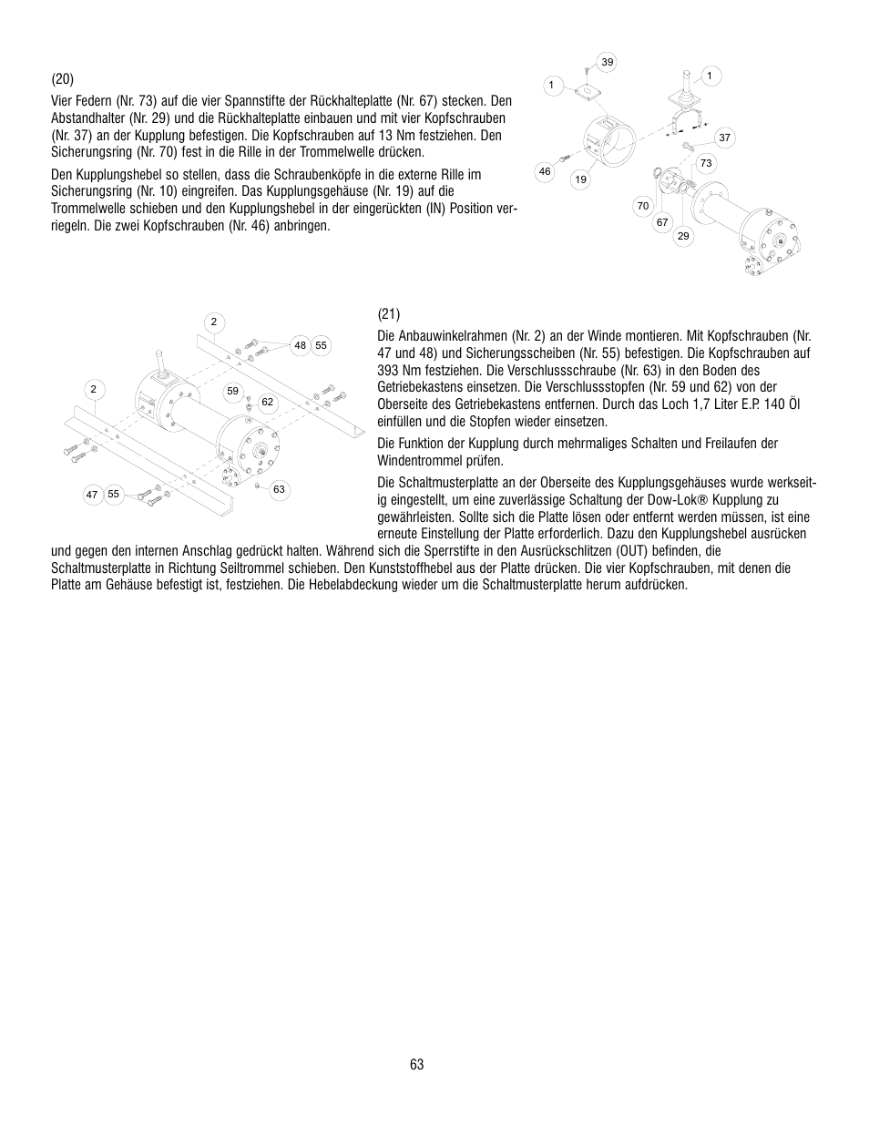 Ramsey Winch 800/H-800 DOW-LOK User Manual | Page 63 / 100