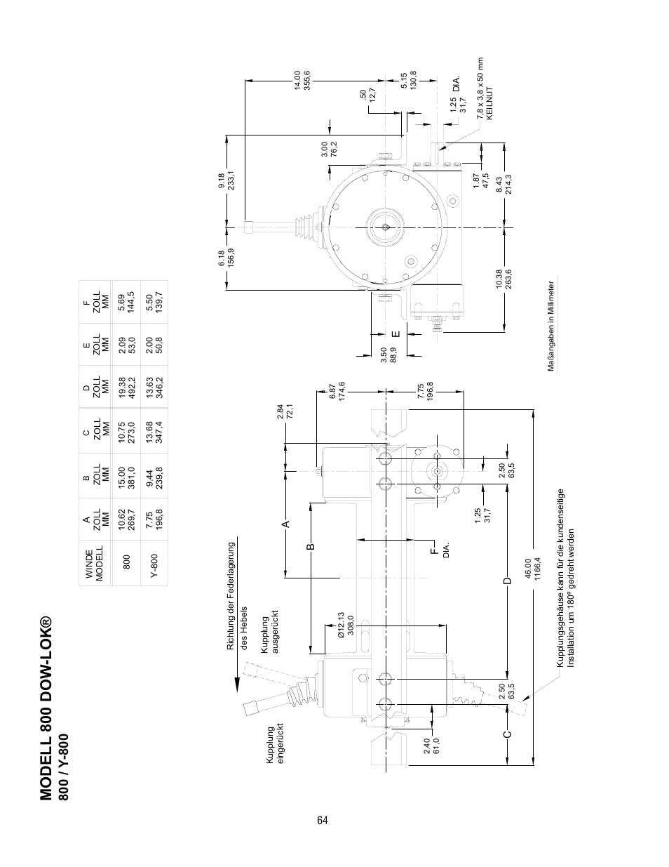 Modell 800 dow -lok | Ramsey Winch 800/H-800 DOW-LOK User Manual | Page 64 / 100