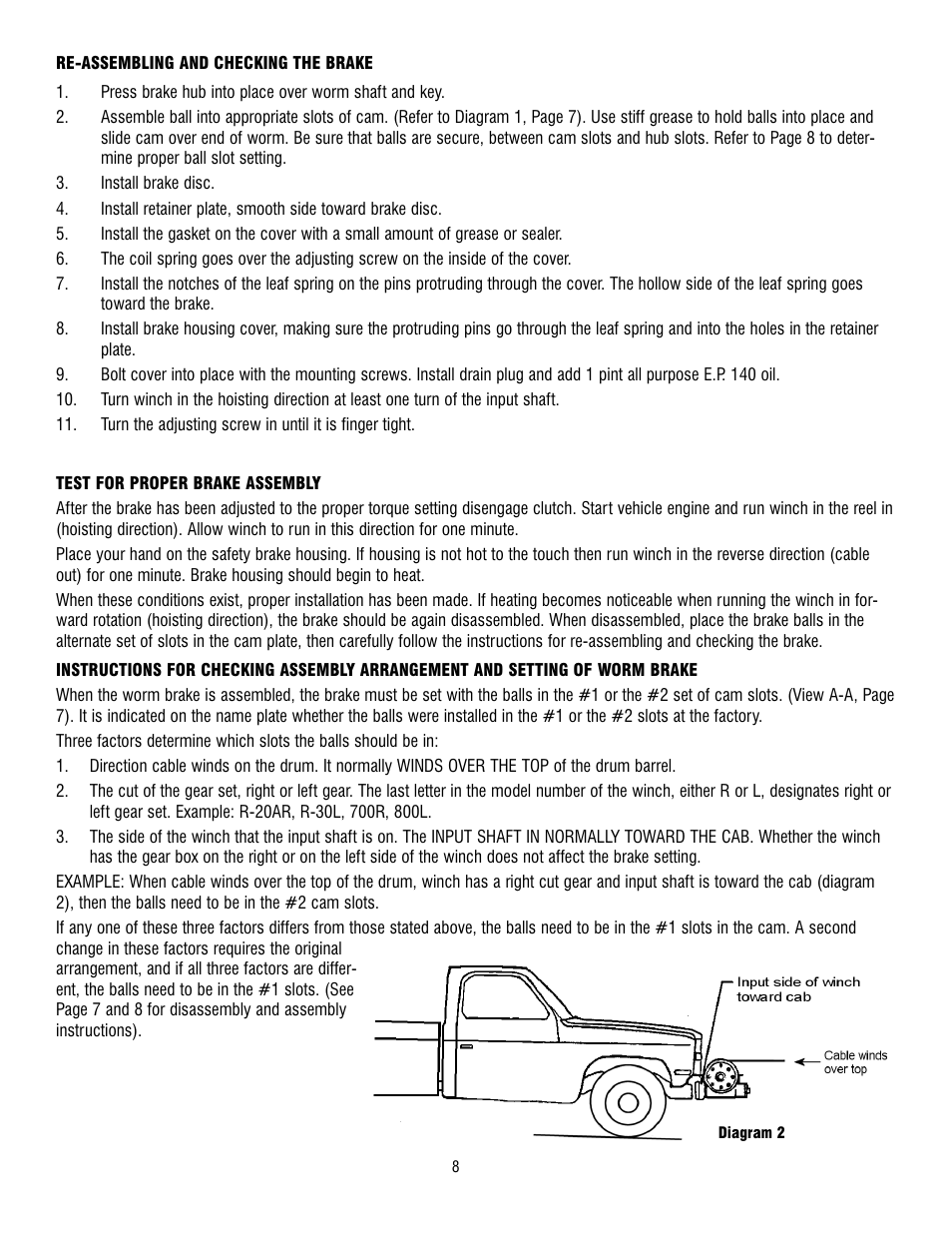 Ramsey Winch 800/H-800 DOW-LOK User Manual | Page 8 / 100