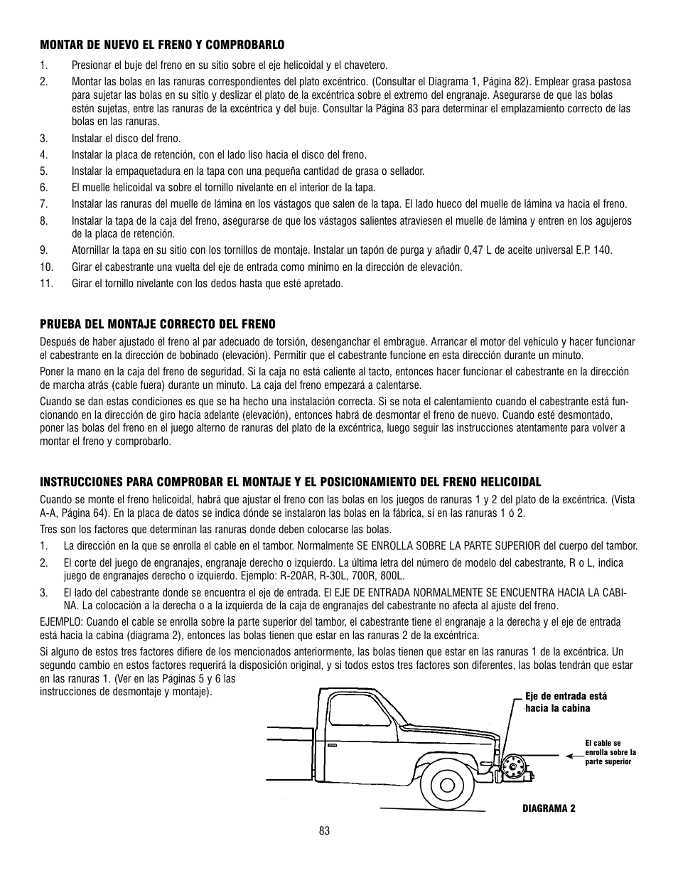 Ramsey Winch 800/H-800 DOW-LOK User Manual | Page 83 / 100