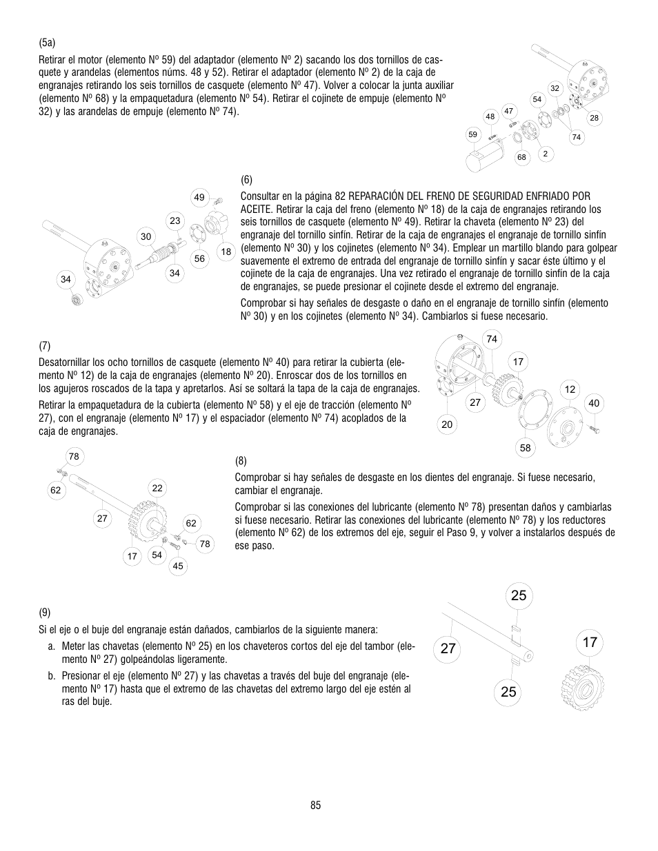 Ramsey Winch 800/H-800 DOW-LOK User Manual | Page 85 / 100