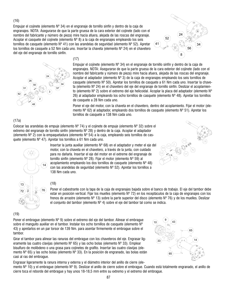 Ramsey Winch 800/H-800 DOW-LOK User Manual | Page 87 / 100