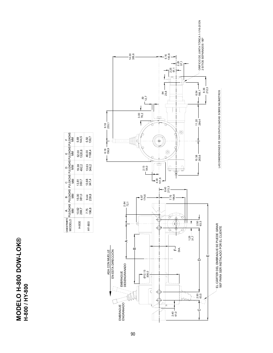 Modelo h-800 dow -lok | Ramsey Winch 800/H-800 DOW-LOK User Manual | Page 90 / 100