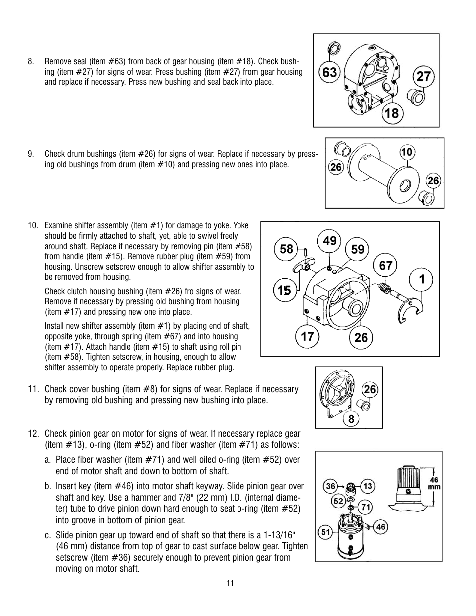 Ramsey Winch DC-200 RAM-LOK User Manual | Page 11 / 81