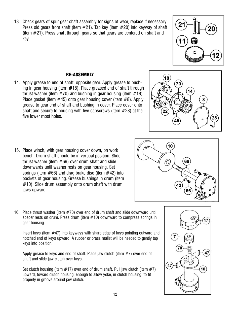 Ramsey Winch DC-200 RAM-LOK User Manual | Page 12 / 81