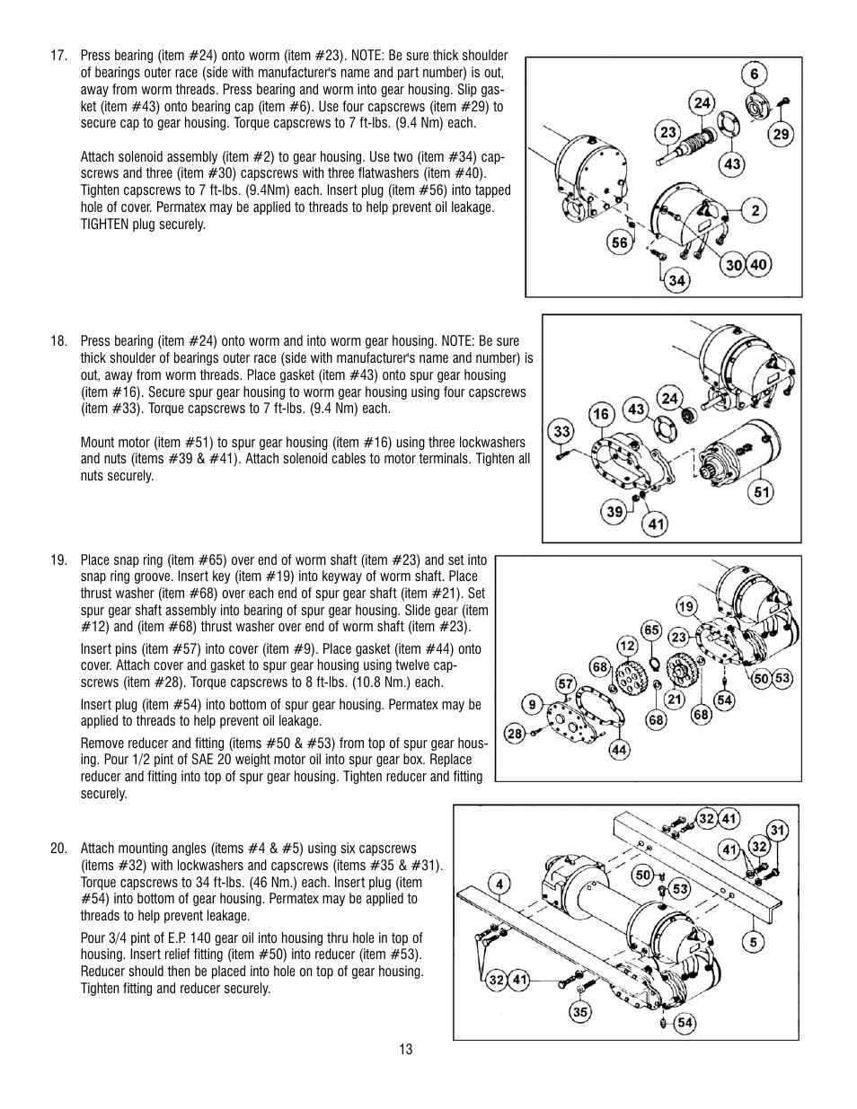 Ramsey Winch DC-200 RAM-LOK User Manual | Page 13 / 81