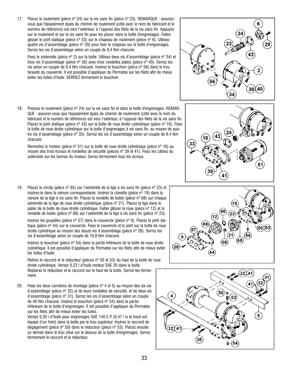 Ramsey Winch DC-200 RAM-LOK User Manual | Page 33 / 81