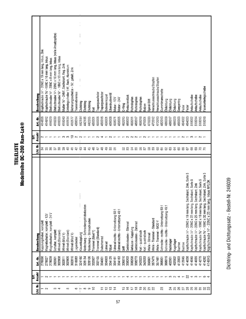 Ramsey Winch DC-200 RAM-LOK User Manual | Page 57 / 81