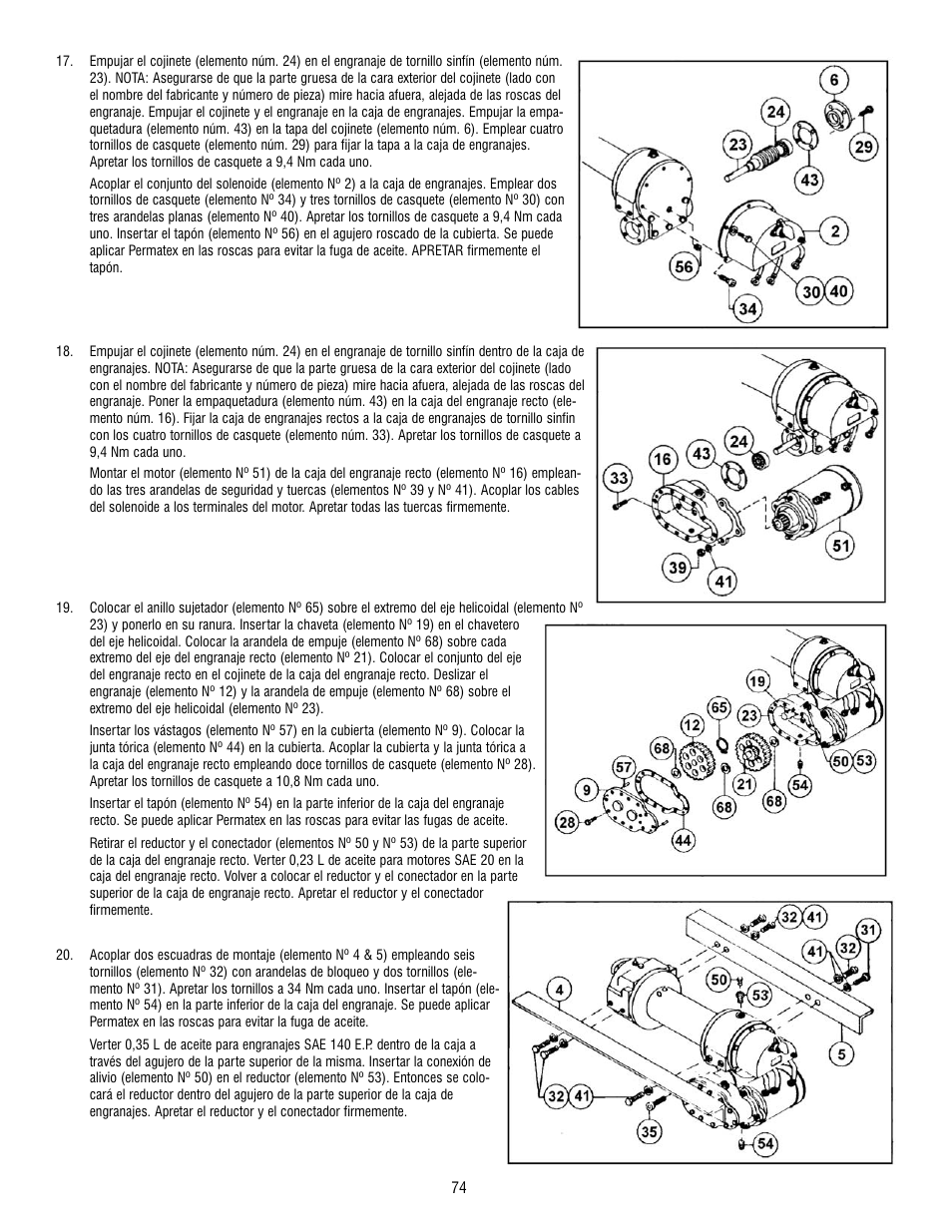 Ramsey Winch DC-200 RAM-LOK User Manual | Page 74 / 81