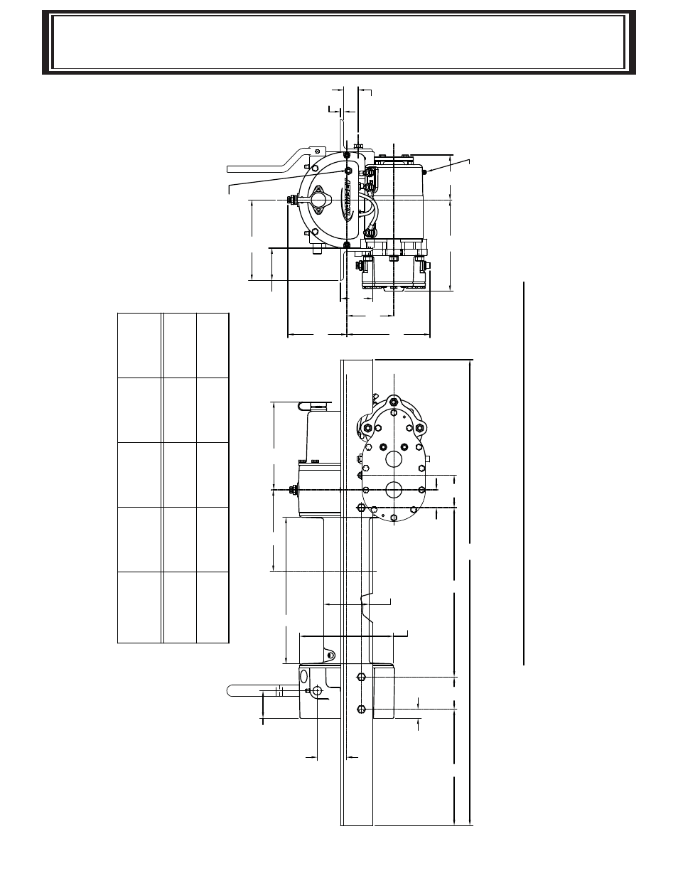 Dimensional drawing dc-200 series, Dimensions shown are inches over millimeters | Ramsey Winch DC-200 SERIES LEVER User Manual | Page 19 / 26