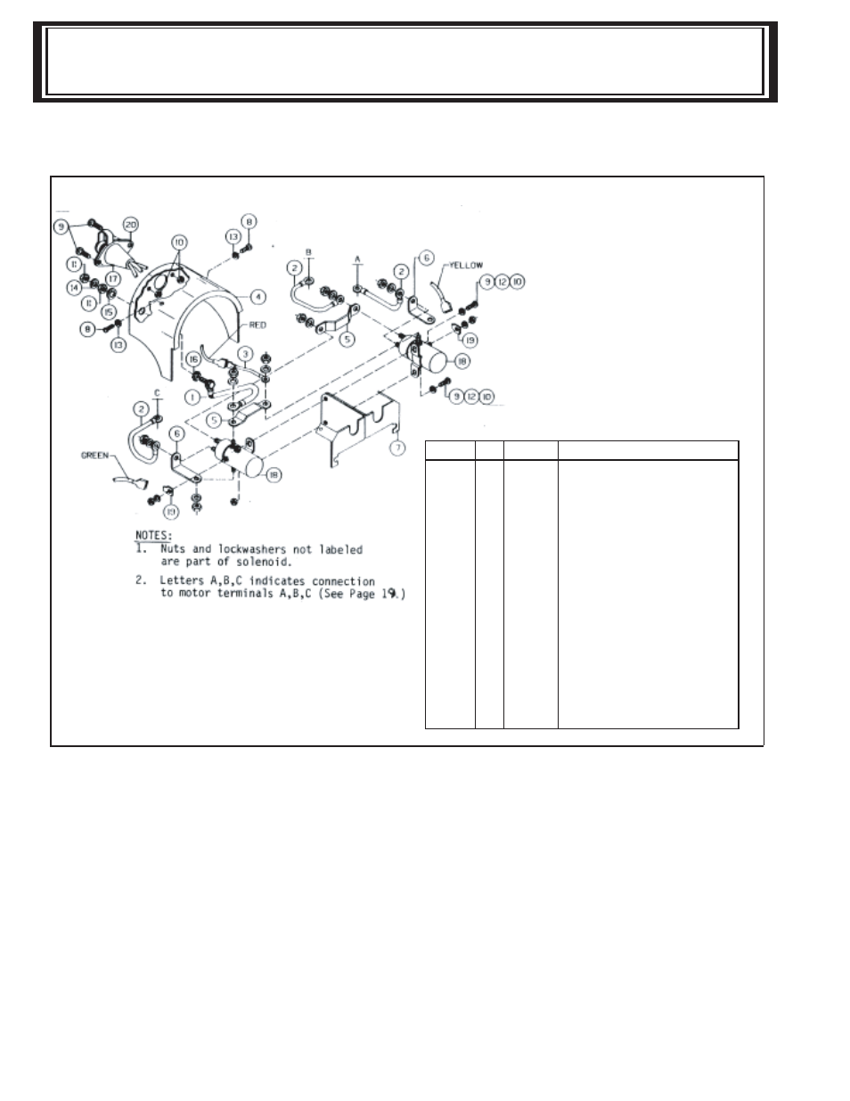 Solenoid assembly parts | Ramsey Winch DC-7/DC-7B User Manual | Page 20 / 24