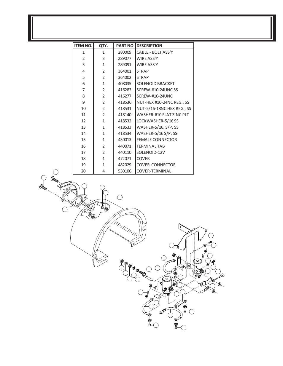 Solenoid assembly parts | Ramsey Winch DCS-200 SPEED REDUCER - EZ ANCHOR User Manual | Page 17 / 18