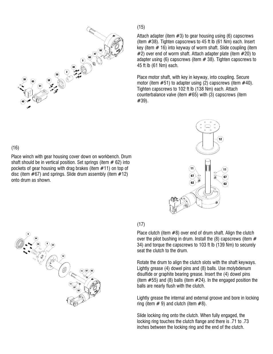 Ramsey Winch H 700 DOW-LOK W/ COUNTERBALANCE VALVE, LESS BRAKE User Manual | Page 13 / 20