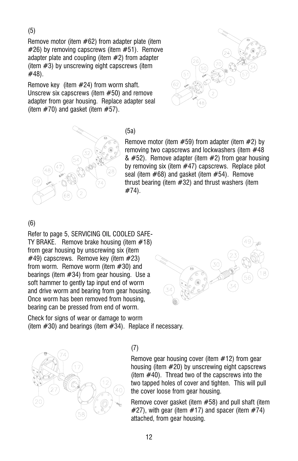 Ramsey Winch H-800 DOW-LOK W/25000 LB RATING User Manual | Page 12 / 24