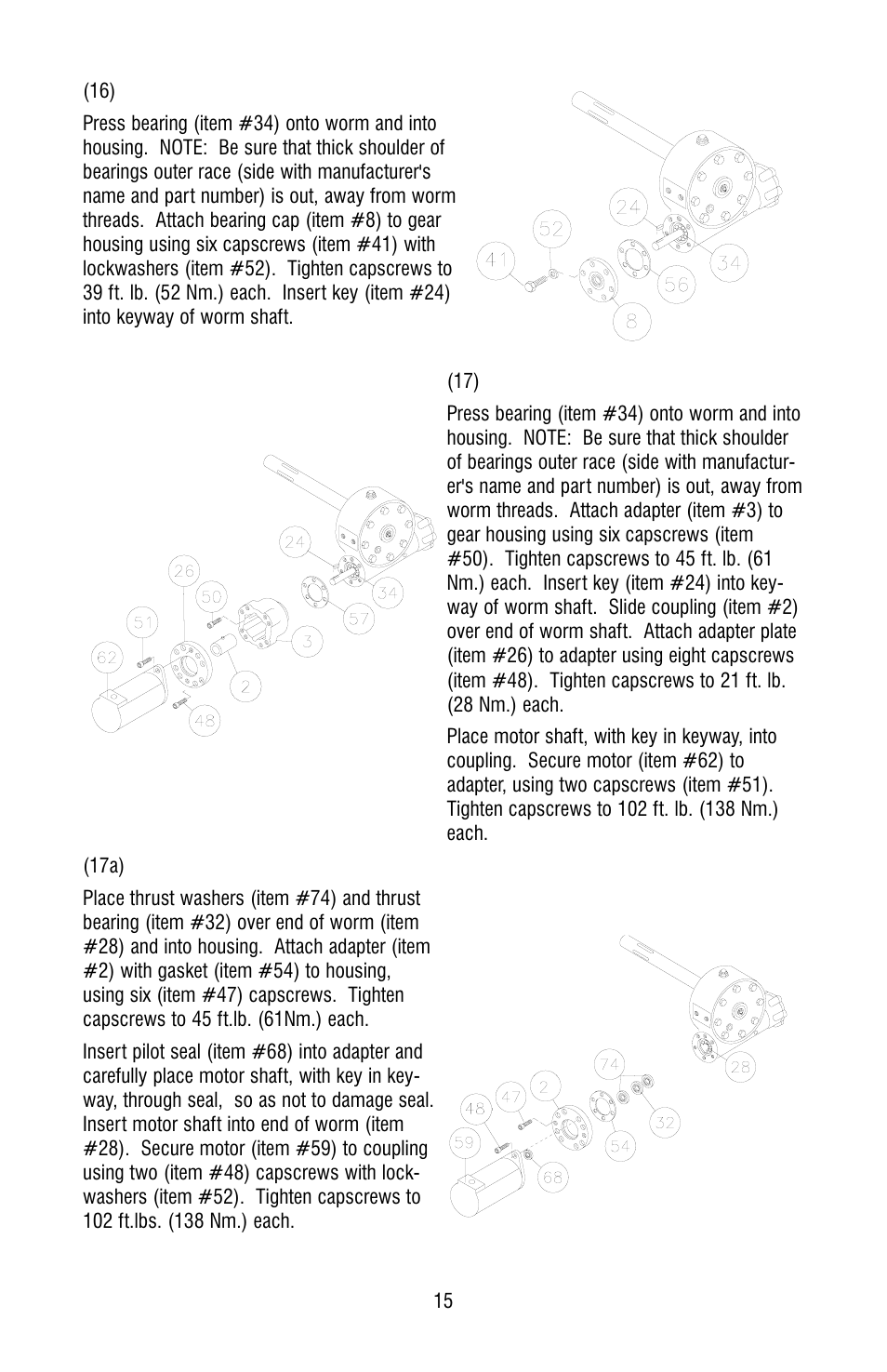 Ramsey Winch H-800 DOW-LOK W/25000 LB RATING User Manual | Page 15 / 24