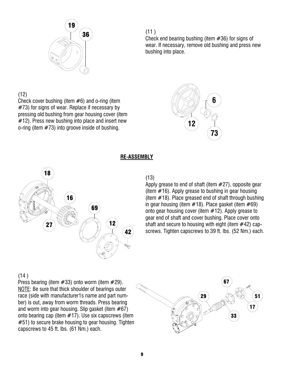 Ramsey Winch H930 Dow-Lok W/Counterbalance Valve, Less Brake User Manual | Page 11 / 20