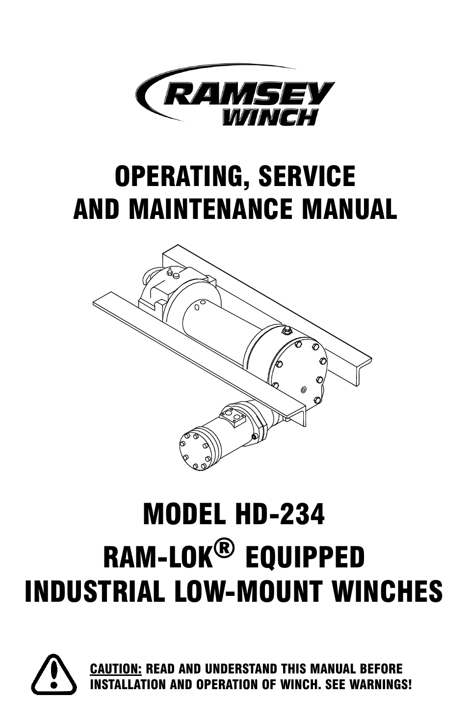 Ramsey Winch HD-234 User Manual | 24 pages