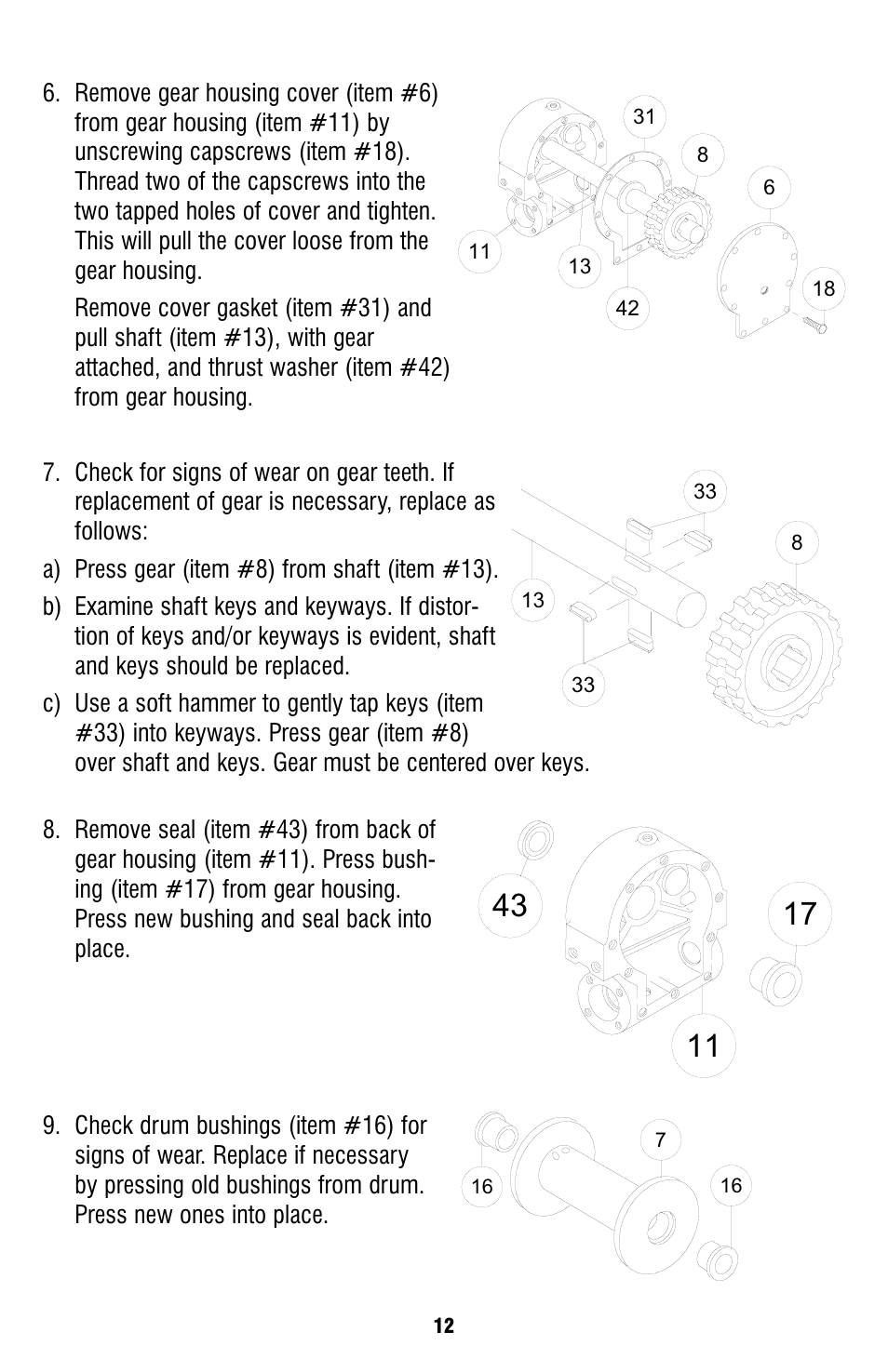 Ramsey Winch HD-234 User Manual | Page 12 / 24