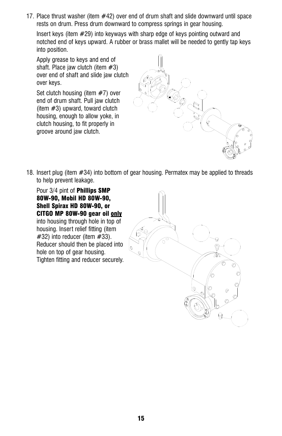 Ramsey Winch HD-234 User Manual | Page 15 / 20