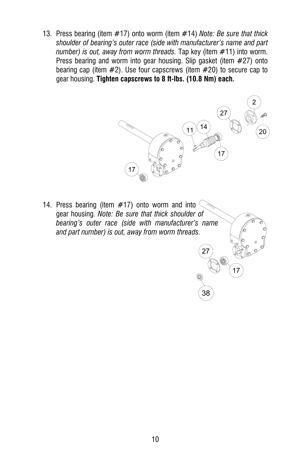 Ramsey Winch HD-234 LEVER STYLE User Manual | Page 13 / 20