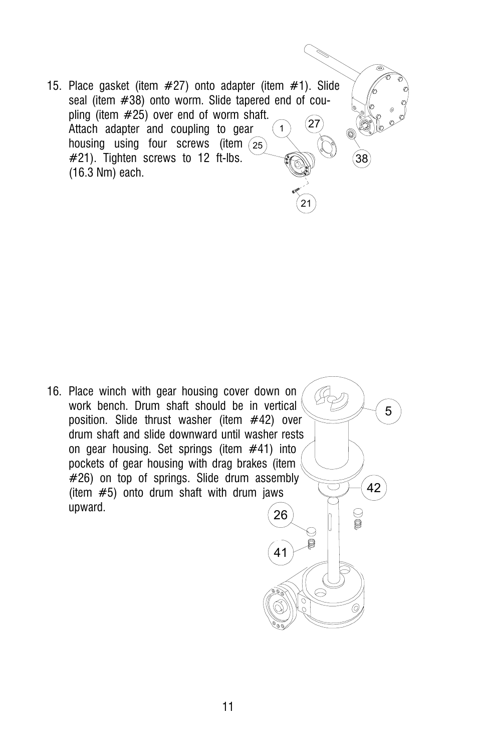 Ramsey Winch HD-234 LEVER STYLE User Manual | Page 14 / 20