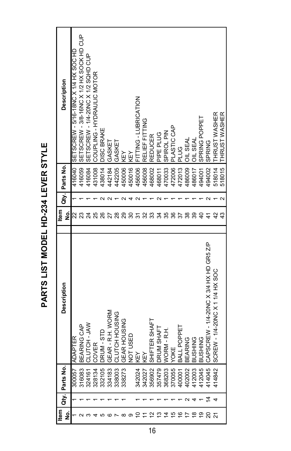 Ramsey Winch HD-234 LEVER STYLE User Manual | Page 19 / 20