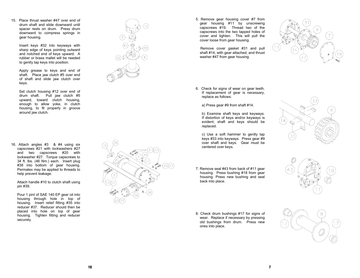 Ramsey Winch HDG-350 RAM LOK User Manual | Page 12 / 20