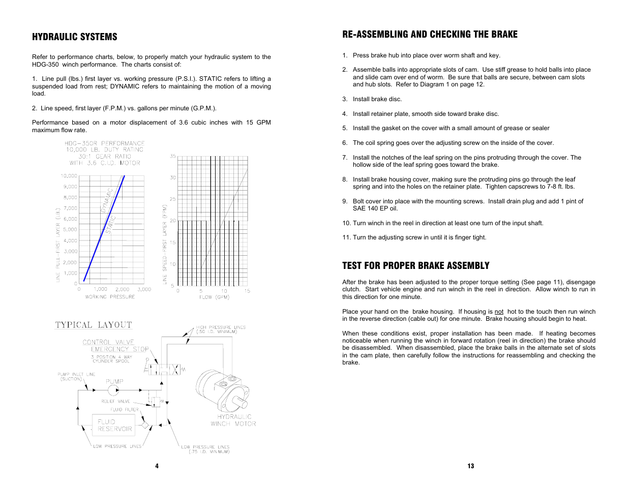 Ramsey Winch HDG-350 RAM LOK User Manual | Page 15 / 20