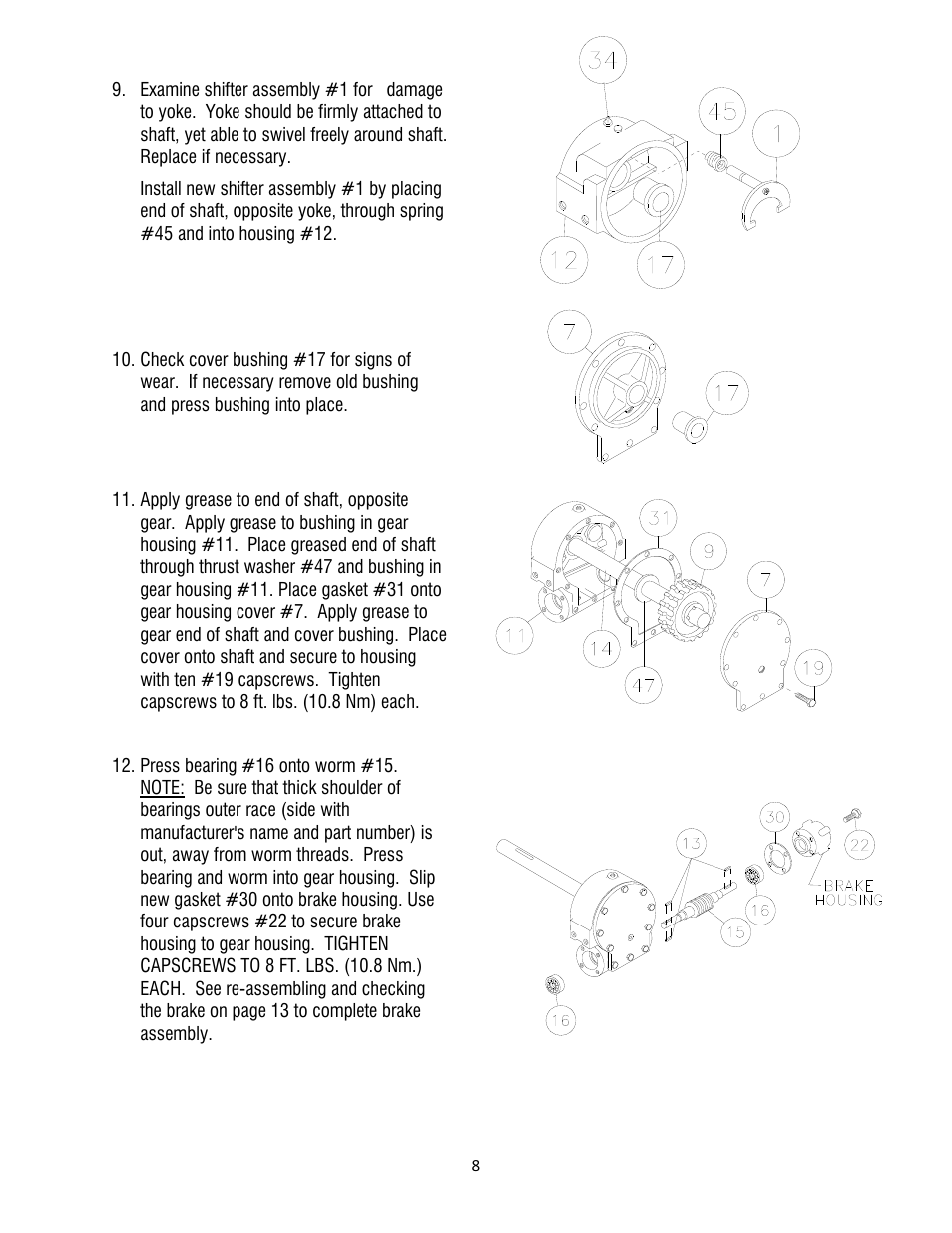 Ramsey Winch HDGY-350R W/4.5 CID MOTOR User Manual | Page 10 / 20