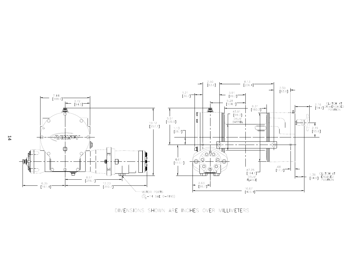 Ramsey Winch HDGY-350R W/4.5 CID MOTOR User Manual | Page 16 / 20