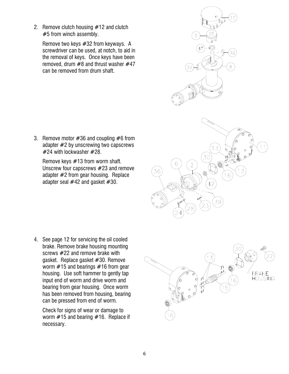 Ramsey Winch HDGY-350R W/4.5 CID MOTOR User Manual | Page 8 / 20