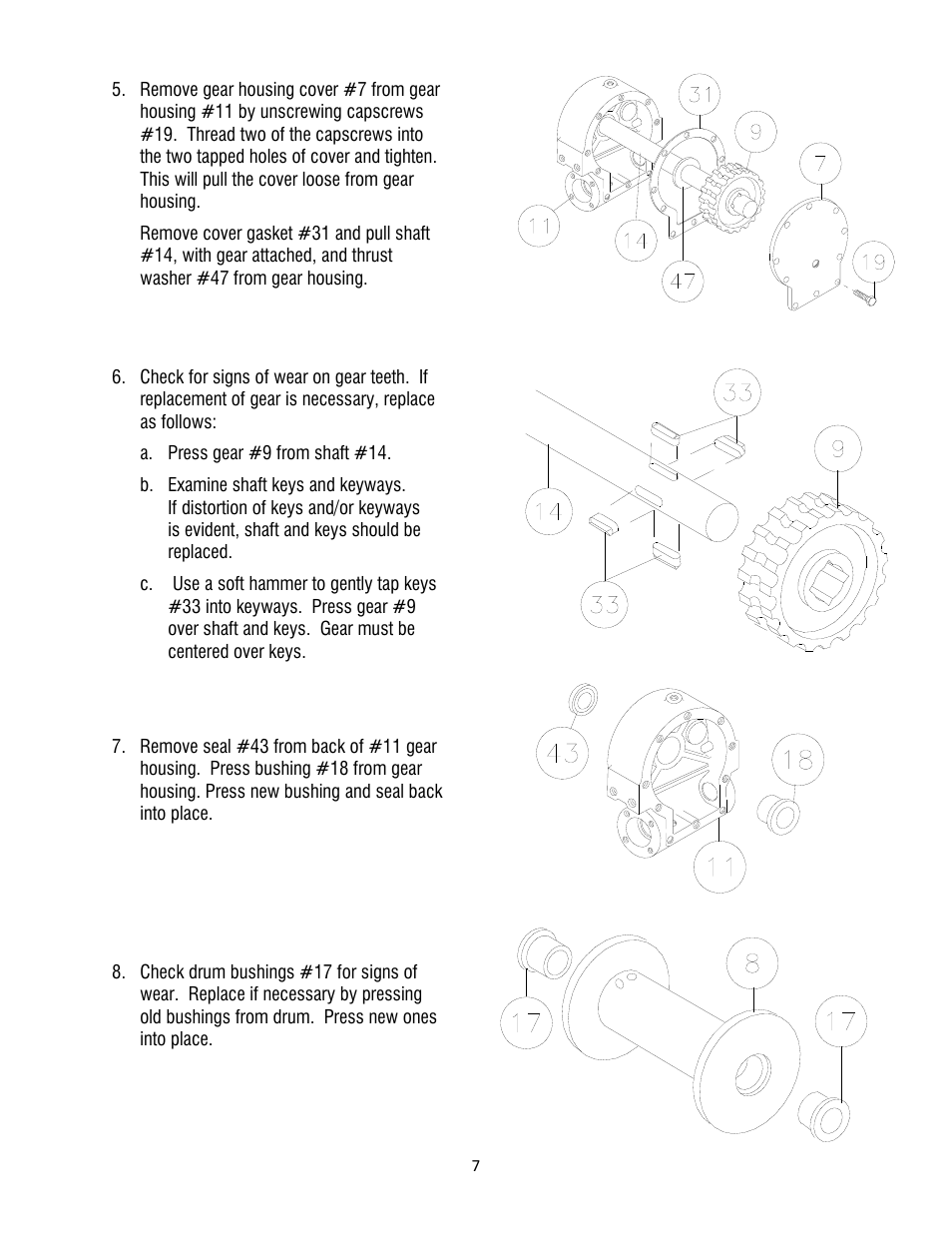 Ramsey Winch HDGY-350R W/4.5 CID MOTOR User Manual | Page 9 / 20