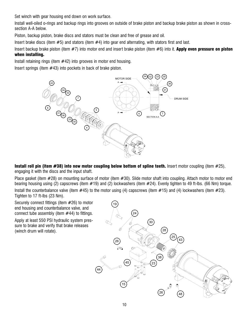 Ramsey Winch HD-P10000 User Manual | Page 10 / 64