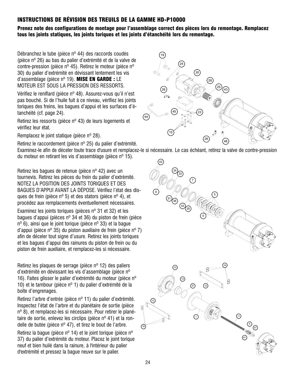 Ramsey Winch HD-P10000 User Manual | Page 24 / 64