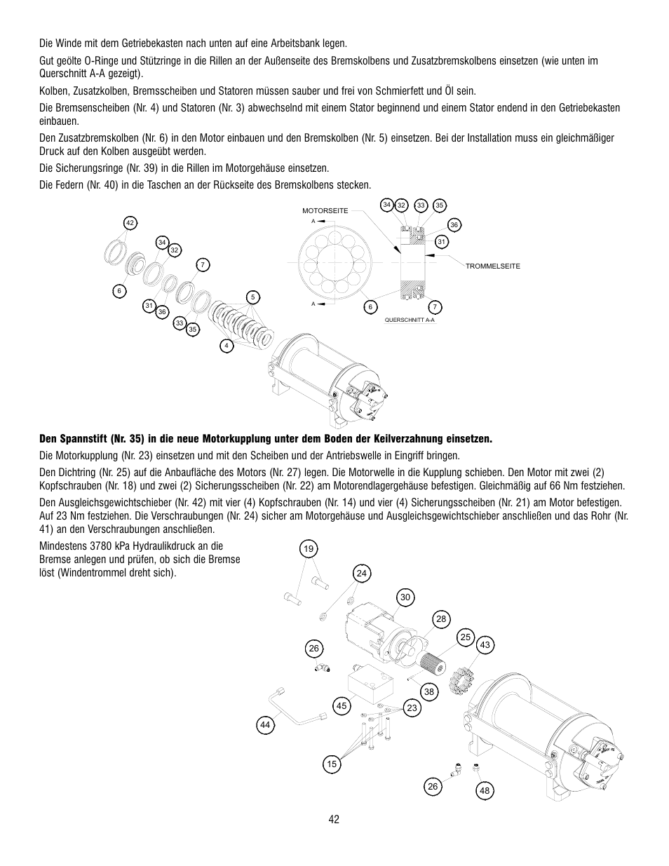 Ramsey Winch HD-P10000 User Manual | Page 42 / 64