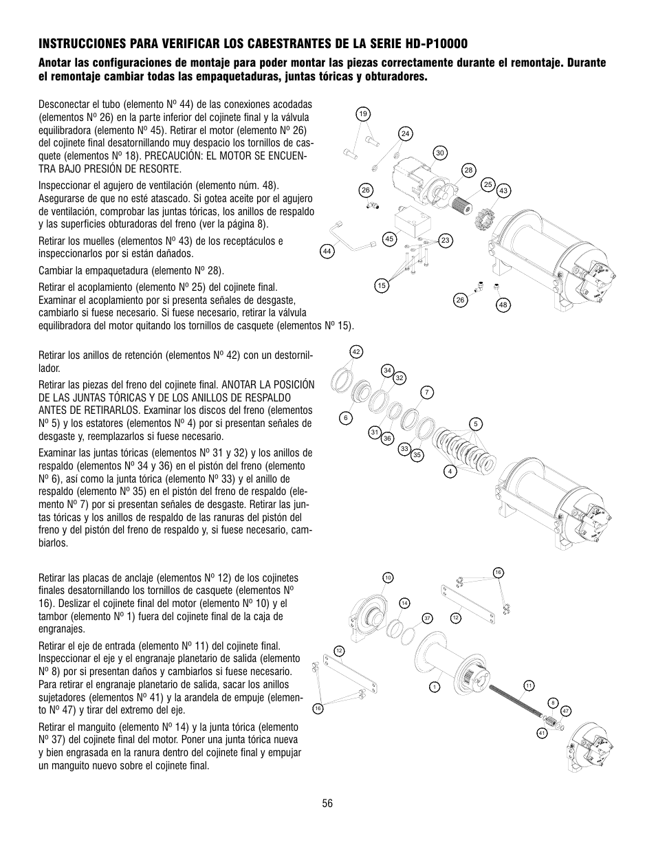 Ramsey Winch HD-P10000 User Manual | Page 56 / 64