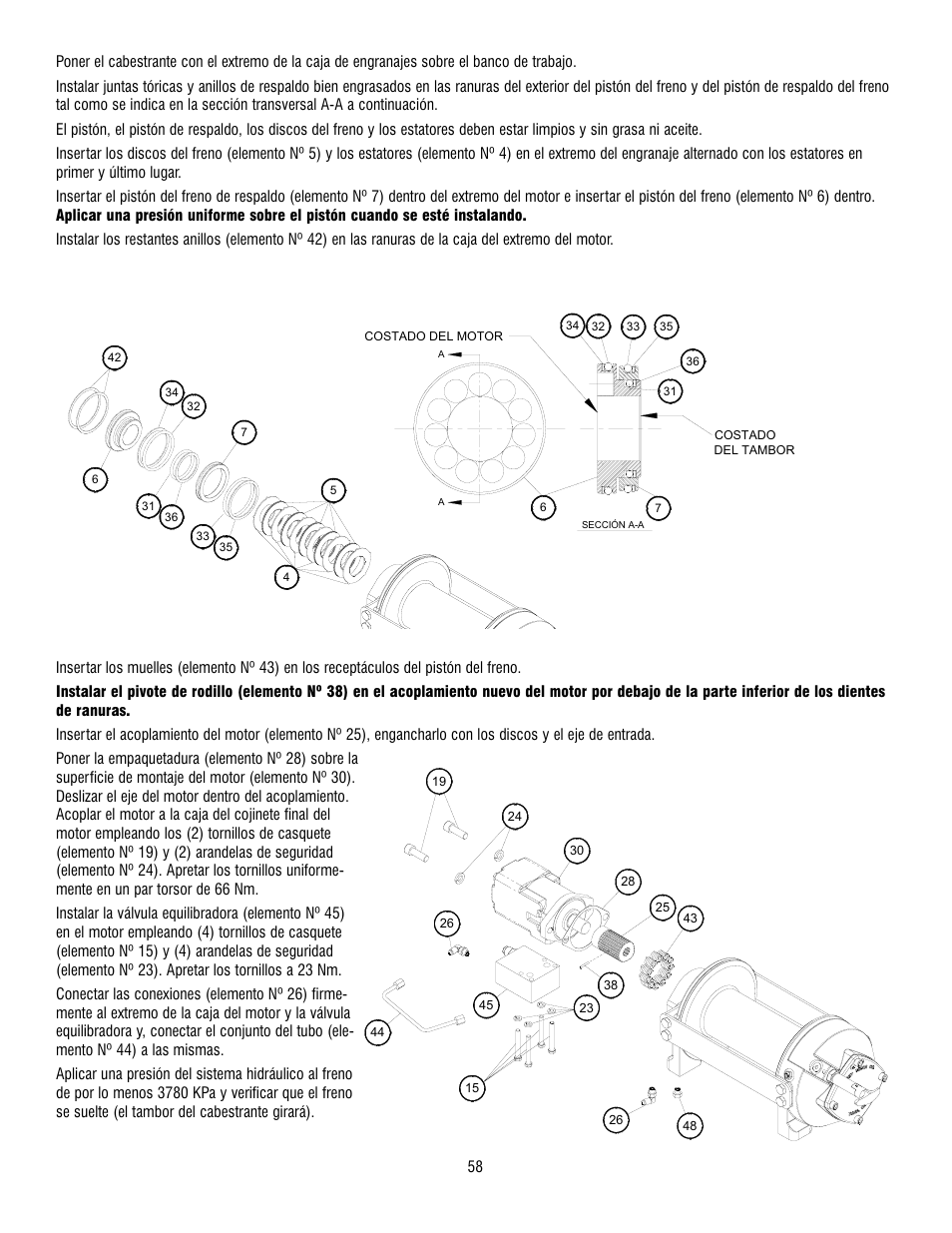 Ramsey Winch HD-P10000 User Manual | Page 58 / 64