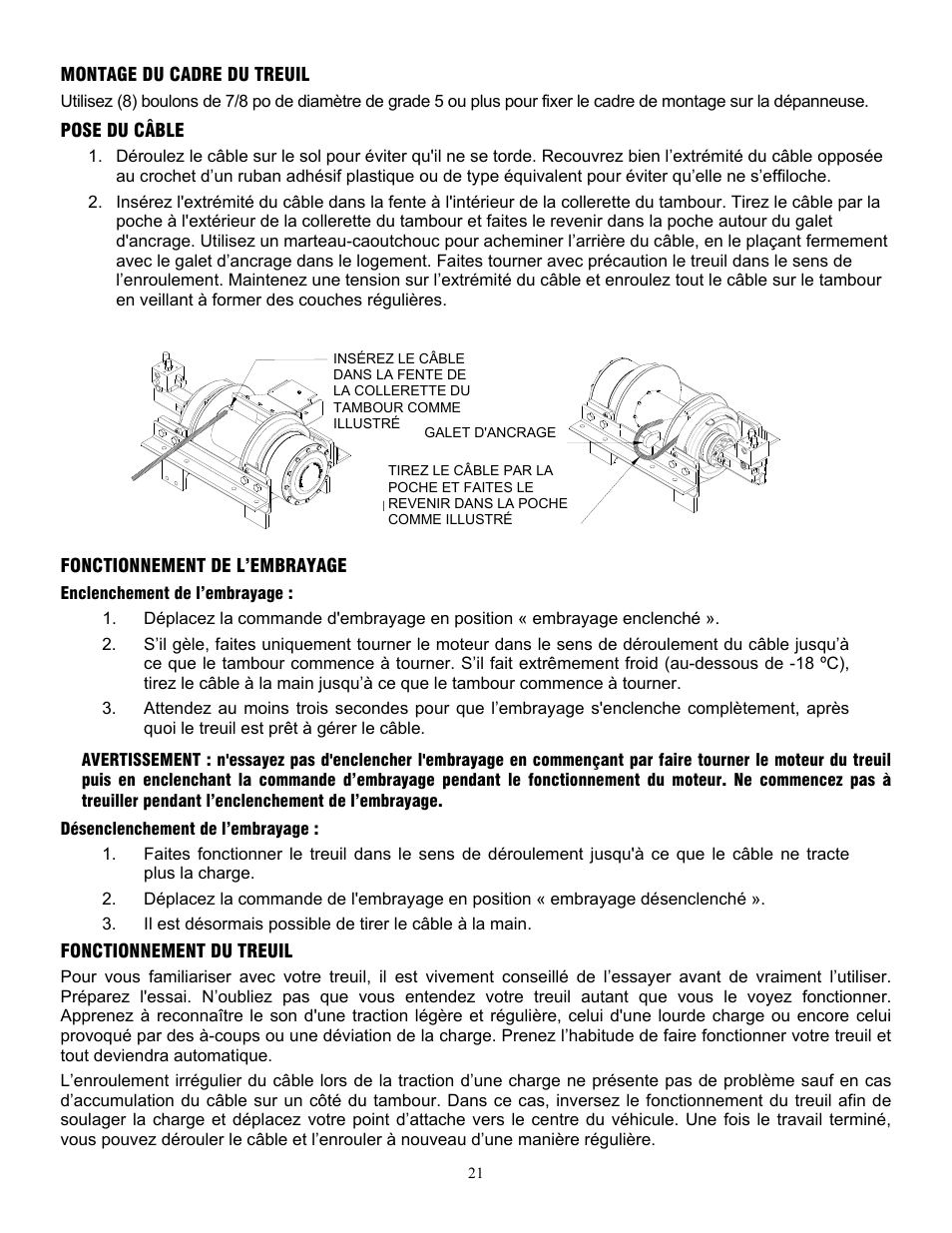 Ramsey Winch HD-P 177,9 User Manual | Page 24 / 73