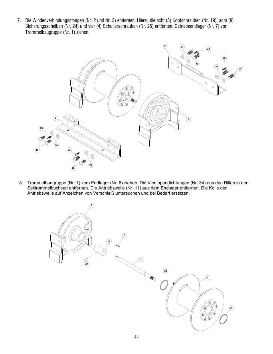 Ramsey Winch HD-P 177,9 User Manual | Page 47 / 73