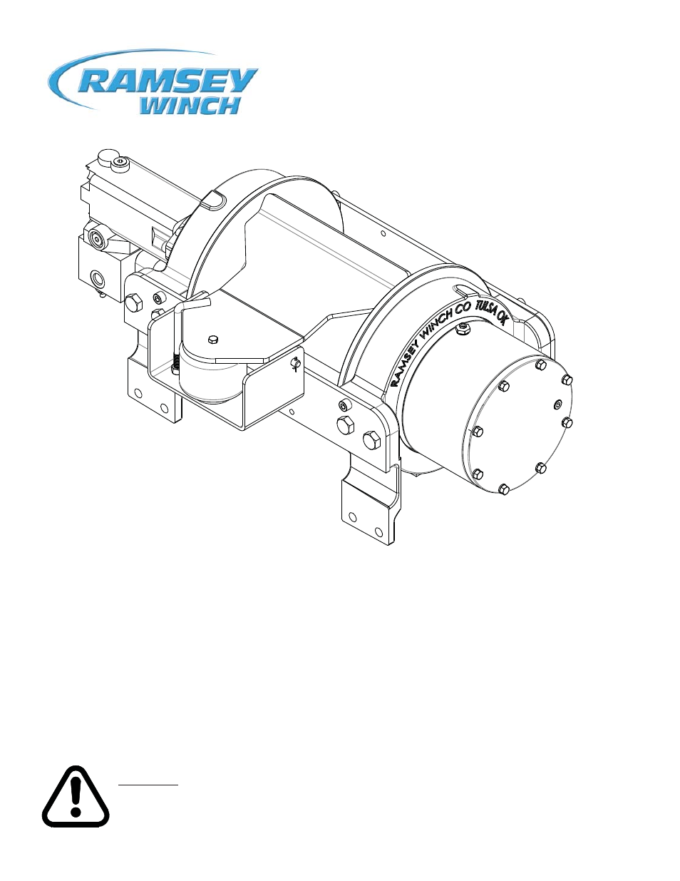 Ramsey Winch HDP35000 - Plantetary Industrial Winch User Manual | 25 pages