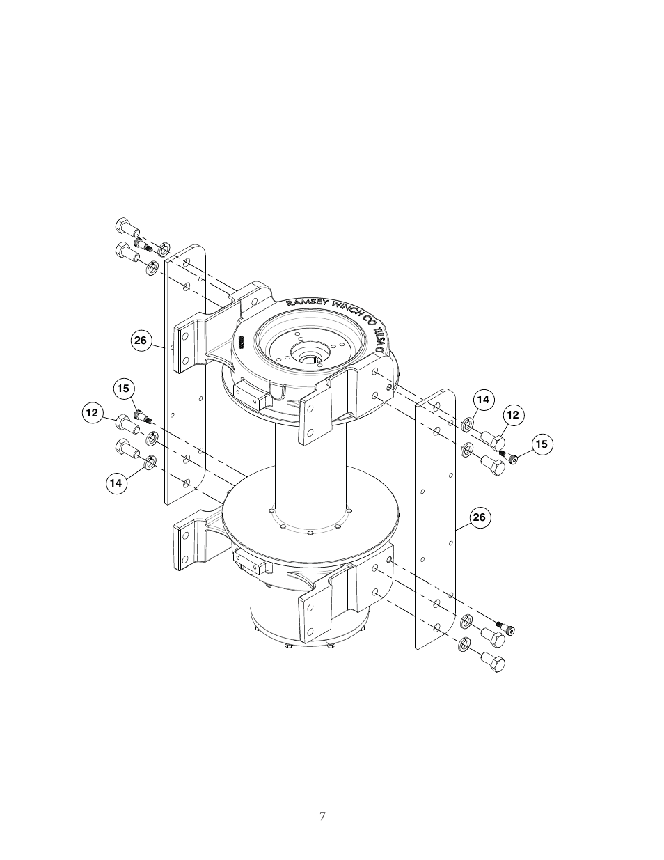 Ramsey Winch HDP35000 - Plantetary Industrial Winch User Manual | Page 10 / 25