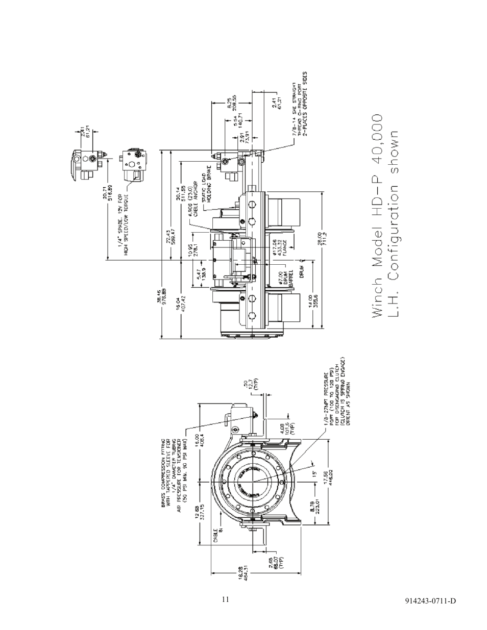 Ramsey Winch HD-P40000 W/TNR & 2 SPEED MOTOR User Manual | Page 13 / 19