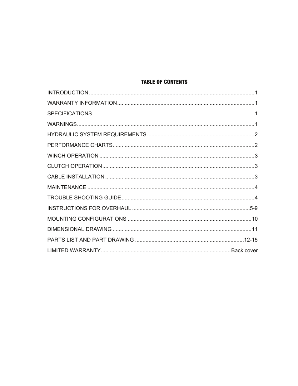 Ramsey Winch HD-P40000 W/TNR & 2 SPEED MOTOR User Manual | Page 2 / 19