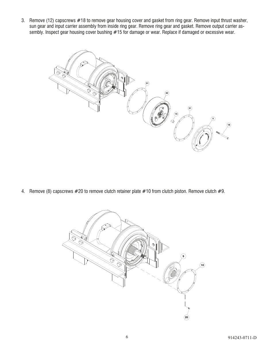 Ramsey Winch HD-P40000 W/TNR & 2 SPEED MOTOR User Manual | Page 8 / 19