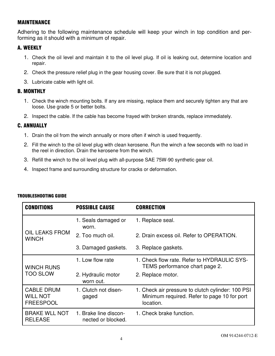 Ramsey Winch HD-P50000 W/TNR & 2 SPEED MOTOR User Manual | Page 6 / 19