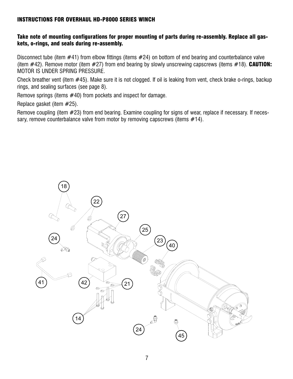 Ramsey Winch HD-P8000 914178-0209 User Manual | Page 9 / 24