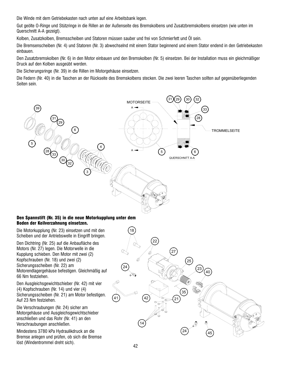 Ramsey Winch HD-P8000 User Manual | Page 42 / 64