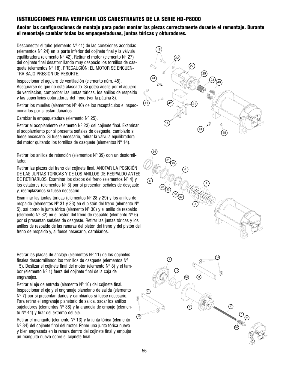 Ramsey Winch HD-P8000 User Manual | Page 56 / 64